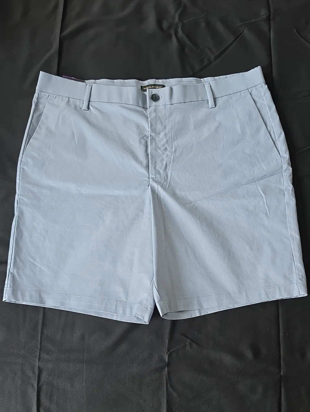 Banana Republic Light Blue Flat Front Chino Shorts